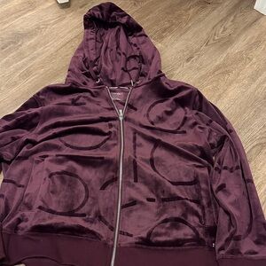 Calvin Klein Deep Purple Zip-Up Jacket